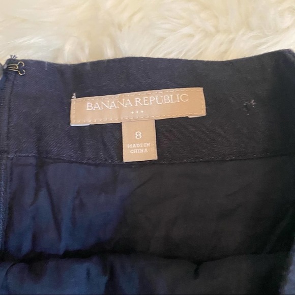 Banana Republic short A line mini skirt green 8 - Picture 3 of 5